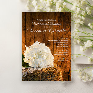 Convites Janto de Ensaio de Casamento de Madeira de Hydrang