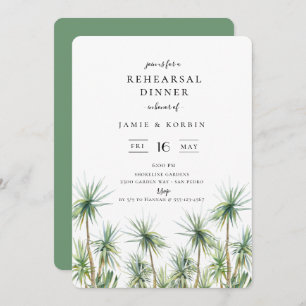 Convites Janto de Ensaio de Casamento de Palmeiras Rustic I
