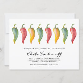 Convites Janto de Ensaio de Casamento de Pepper Chili Convi