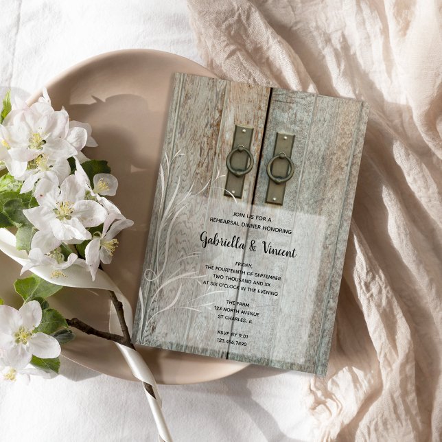 Convites Janto de Ensaio de Casamento de Portas Duplas (Criador carregado)