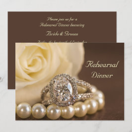 Convites Janto de Ensaio de Casamento de Rosa do Anel Diamo