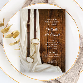 Convites Janto de Ensaio de Casamento de Satanás Branca e B