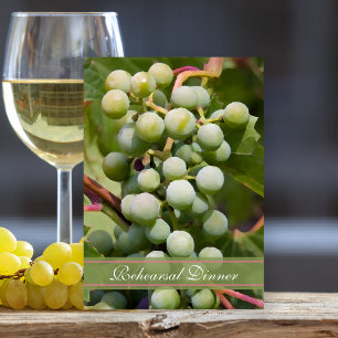 Convites Janto de Ensaio de Casamento de Vinhas Verde