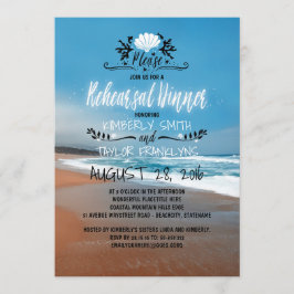 Convites Janto de ensaio de casamento em praia