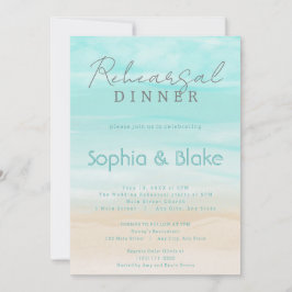 Convites Janto de Ensaio de Casamento em Praia de Abstrato