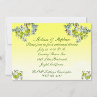 Janto de Ensaio de Casamento Floral Amarelo