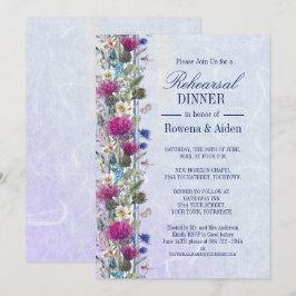 Convites Janto de Ensaio de Casamento Floral com Thistle Es