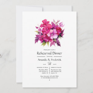 Convites Janto de Ensaio de Casamento Floral da Viva Magent