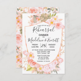 Convites Janto de Ensaio de Casamento Floral de Crest Succu