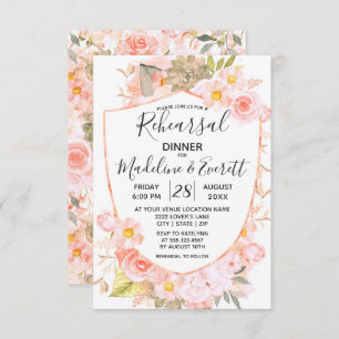 Convites Janto de Ensaio de Casamento Floral de Crest Succu