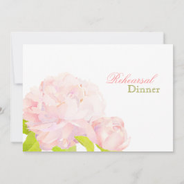 Convites Janto de Ensaio de Casamento Floral Pink Peony