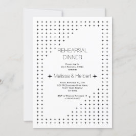Convites Janto de ensaio de casamento geométrico branco-pre