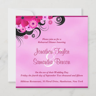 Convites Janto de Ensaio de Casamento Light Fuchsia 5.25 Co