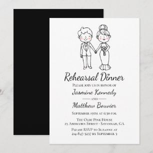 Convites Janto de Ensaio de Casamento Negro de Noiva