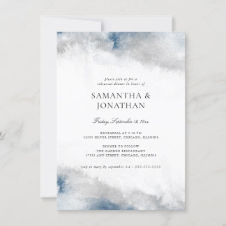 Convites Janto de Ensaio de Casamento por Aquarela Azul e C