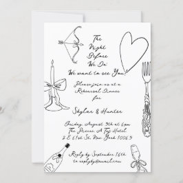 Convites Janto de ensaio de casamento Retro La Dolce Vita