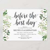 Janto de Ensaio de Casamento Russo Greenery Convid