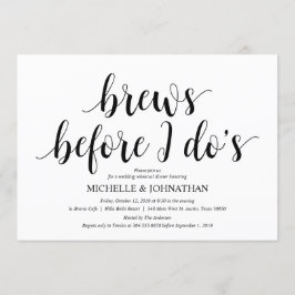 Convites Janto de ensaio de casamento russo, preto e branco