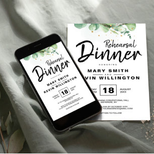 Convites Janto de Ensaio de Casamento Simples de Boho, Rust