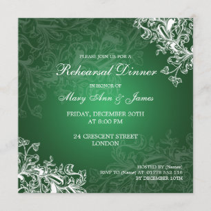 Convites Janto De Ensaio De Casamento Vintage Roda Verde