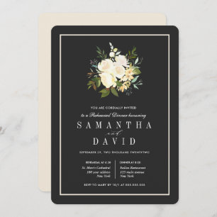 Convites Janto de Ensaio de Casamentos Orgânicos Elegante