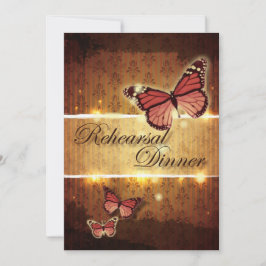 Convites janto de ensaio de casamentos outono de borboletas