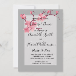 Convites Janto de ensaio de Cherry Blossom