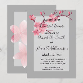 Convites Janto de ensaio de Cherry Blossom