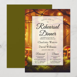 Convites Janto de ensaio de Contato de Floresta Amber Magic