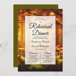 Convites Janto de ensaio de Contato de Floresta Amber Magic