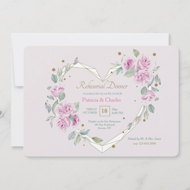 Convites Janto de ensaio de coração aberto (Frente)