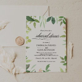 Convites Janto de Ensaio de Destino Greenery Summer