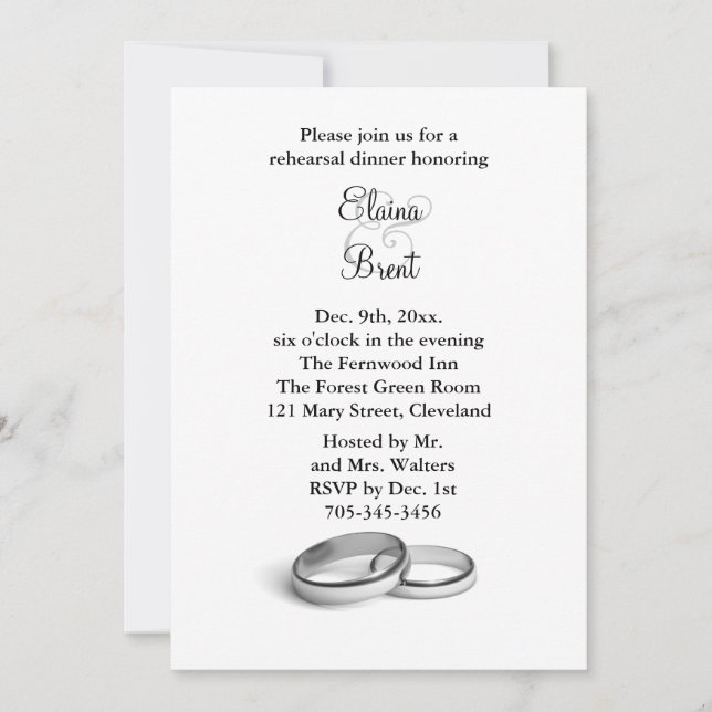 Convites Janto de ensaio de eternidade (Frente)