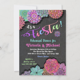 Convites Janto de ensaio de Fiesta Floral Mandala, mexicano