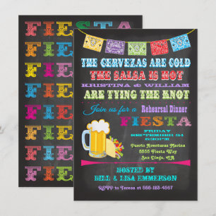 Convites Janto de Ensaio de Fiesta Mexicano
