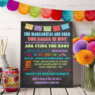 Convites Janto de ensaio de Fiesta mexicano