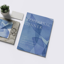 Convites Janto de Ensaio de Formas de Aquarela Moderna