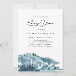 Convites Janto de ensaio de inverno da Floresta Azul de Aqu