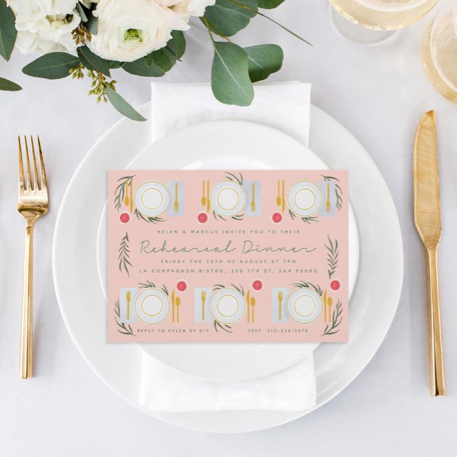 Convites Janto de ensaio de Mesas ilustrado (Criador carregado)