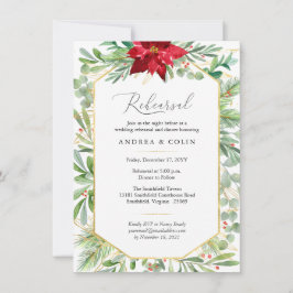 Convites Janto de ensaio de Natal em Aquarela