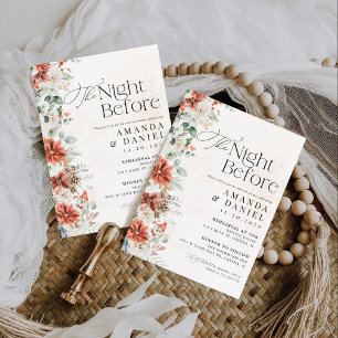 Convites Janto de ensaio de Pinecone, Vermelhos Vermelhos V