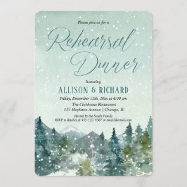 Convites Janto de ensaio de precipitação das montanhas da n