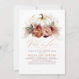 Convites Janto de ensaio de queda de amor Flores de ferruge