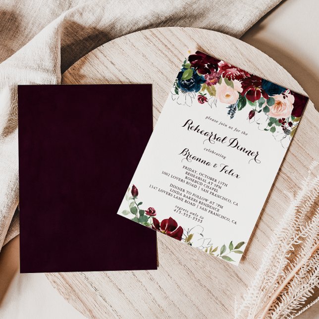 Convites Janto de ensaio de queda ilustrado com aquarelas (Criador carregado)