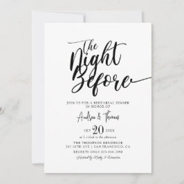 Convites Janto de ensaio de script Elegante clássico