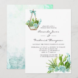 Convites Janto de Ensaio de Sucultura do Terrário de Aquare