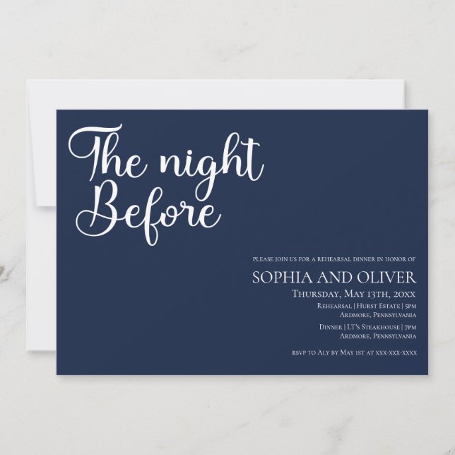 Convites Janto de Ensaio de Tipografia Único Elegante (Frente)