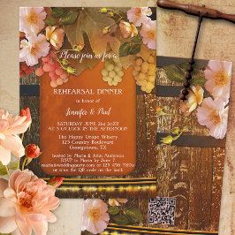 Convites Janto de ensaio de vinhas ou de vinhas do Elegante