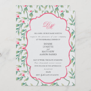 Convites Janto de ensaio Delicate Florals