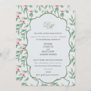 Convites Janto de ensaio Delicate Florals